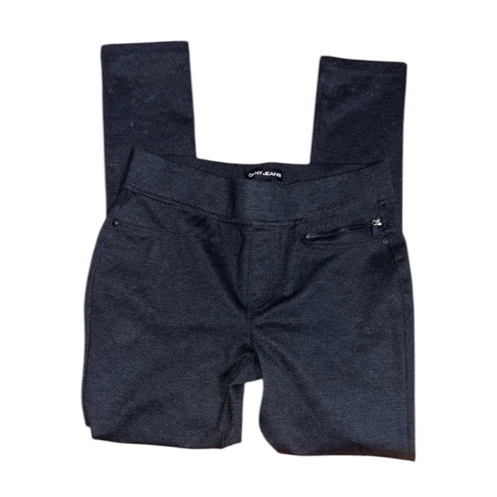 Euc DKNY pull on stretch fitted ankle pant